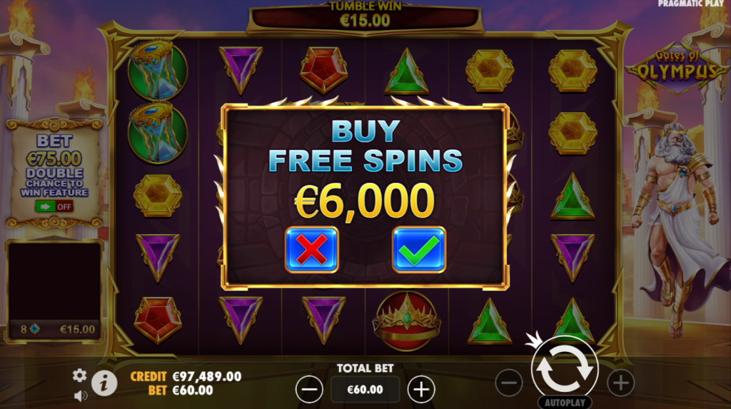 Gates of Olympus Pragmatic Play Buy Feature