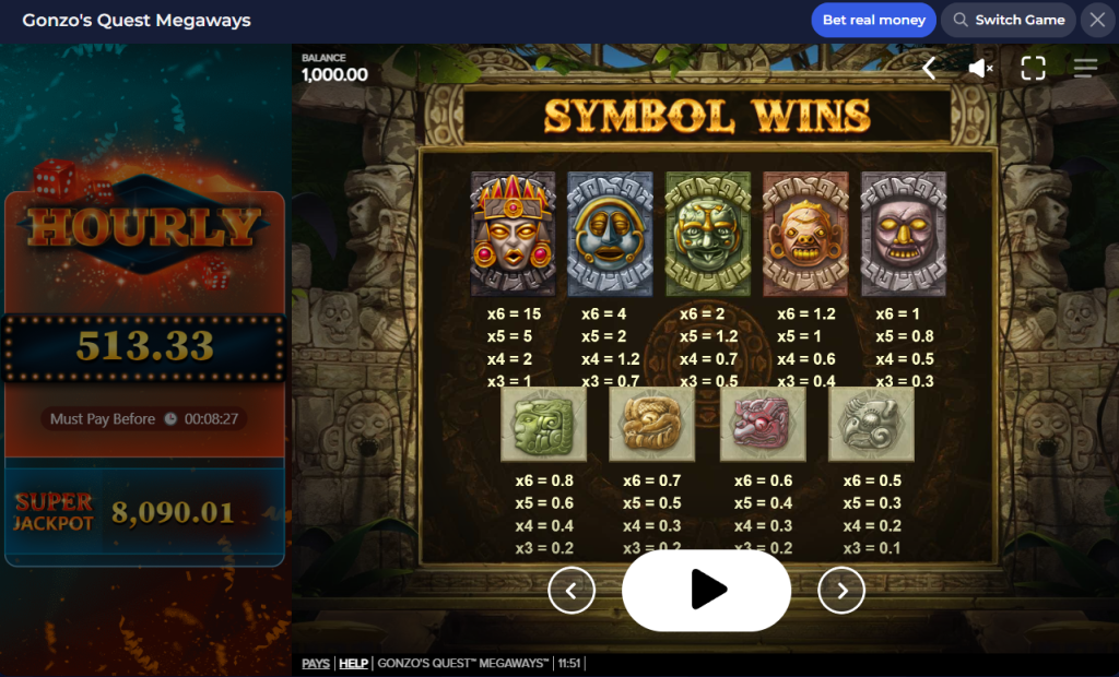 Gonzos Quest Megaways