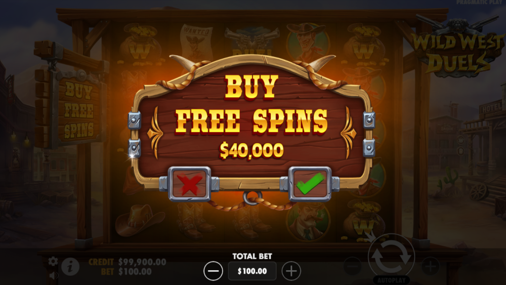 Wild West Duels Pragmatic Play Slot Buy Feature