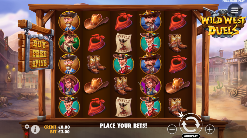 Wild West Duels Slot Game By-Pragmatic Play