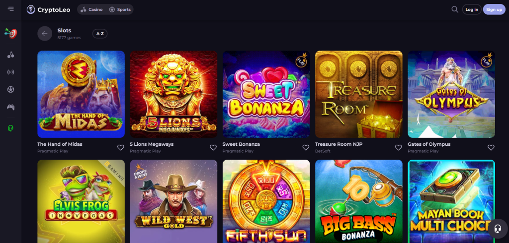 CryptoLeo Slots