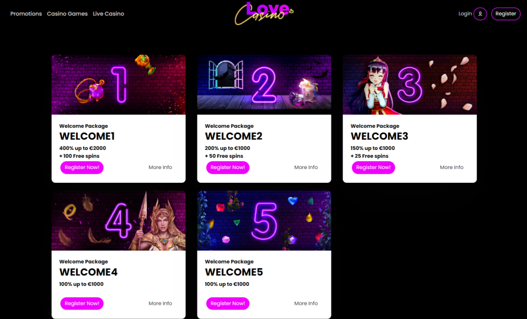 Love Casino promotions