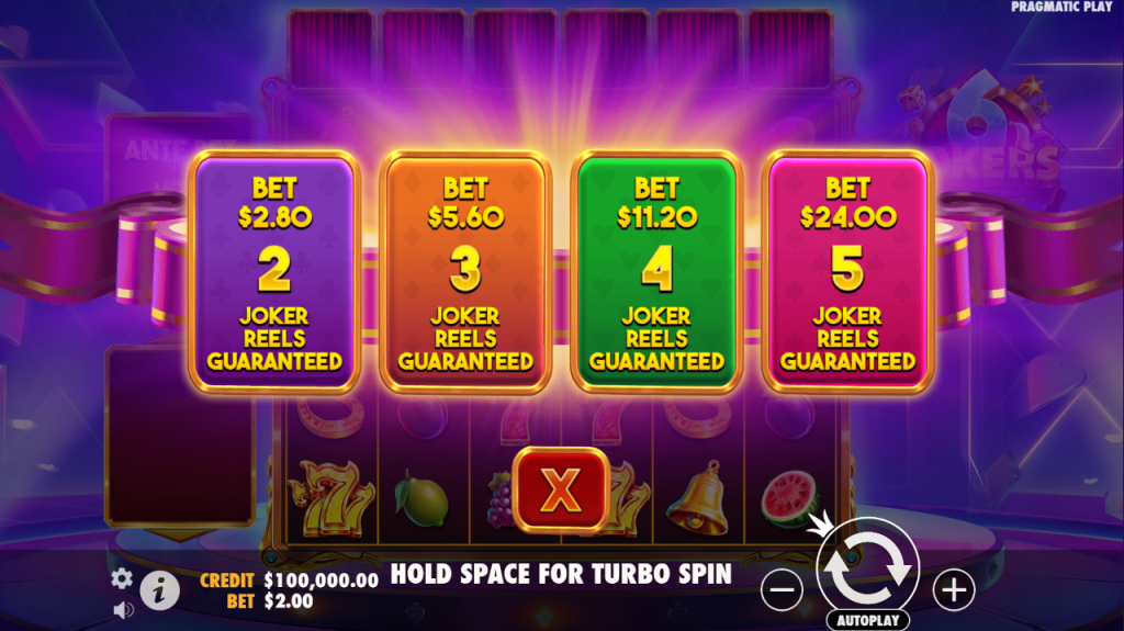 6 Jokers Bonus Feature